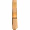 Ekena Millwork Alberta Rough Sawn Timber Gable Bracket, Western Red Cedar, 60"W x 25"H x 4"D x 6"F, 10/12 Pitch GBW060X25X0406ALB00RWR - alternate 5